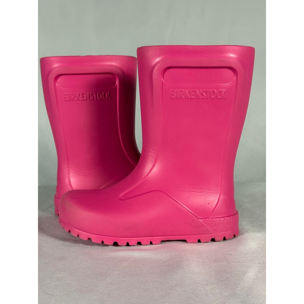 Birkenstock Derry Kids Beet Pink EVA Waterproof Rain Boots Size 29 US 11-11.5 - Picture 2 of 9